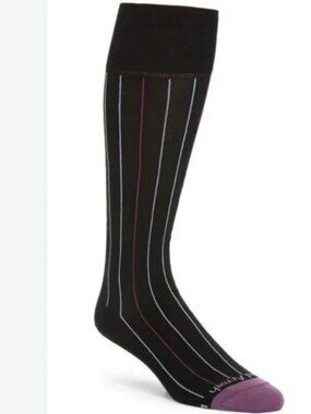 Edward Armah Pinstripe Compression Dress Socks